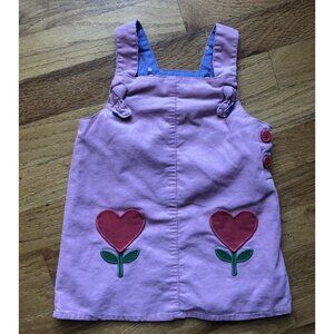 Mini Boden Size 6-12 M Pink Heart Cord Pinnie